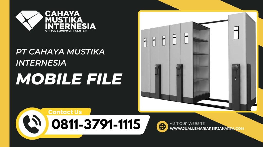 Lemari Arsip Mobile File, Jual Mobile FIle Jakarta